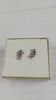Aretes plata hojas