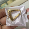 Argolla acero dorado