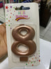 Candela Happy Birthday oro rosa #8