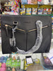 Bolso Negro Kamelia Zipper al frente
