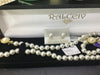 Juego Mallorca aretes y collar blanco