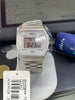 Reloj Casio Plateado Cuadrado con escarcha