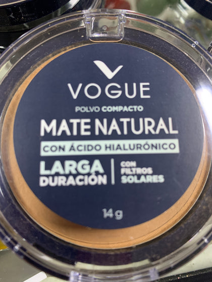 Polvos vogue mate natural con ácido hialuronico gitano