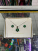 Juego plata 925 rodinada
