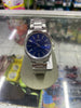 Reloj Casio Plateado con caratula azul