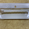 Pulsera acero dorado bolas lisas
