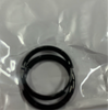 Aretes acero Argollas negras