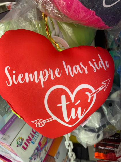 Almohada de corazón antiestrés siempre has sido tú