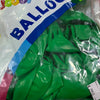 Bolsa globos latex #12 verde