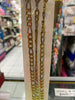 Juego Cadena y pulsera acero dorado con plateado para hombre