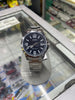 Reloj Casio con fecha plateada caratula negra