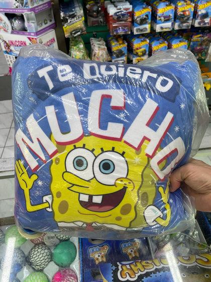 Almohada Bob Esponja “Te quiero mucho “