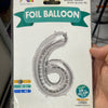 Mcolor Balloon #6 17” Plateado