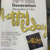 Globos happy birthday dorado