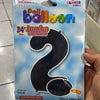Globo negro 2 de 34”