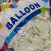 Globo látex #12. Blanco