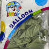Globo latex #12 Avocado Green