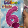 Globo rosado 6 de 34”