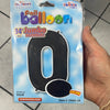 Globo negro 0 de 34”