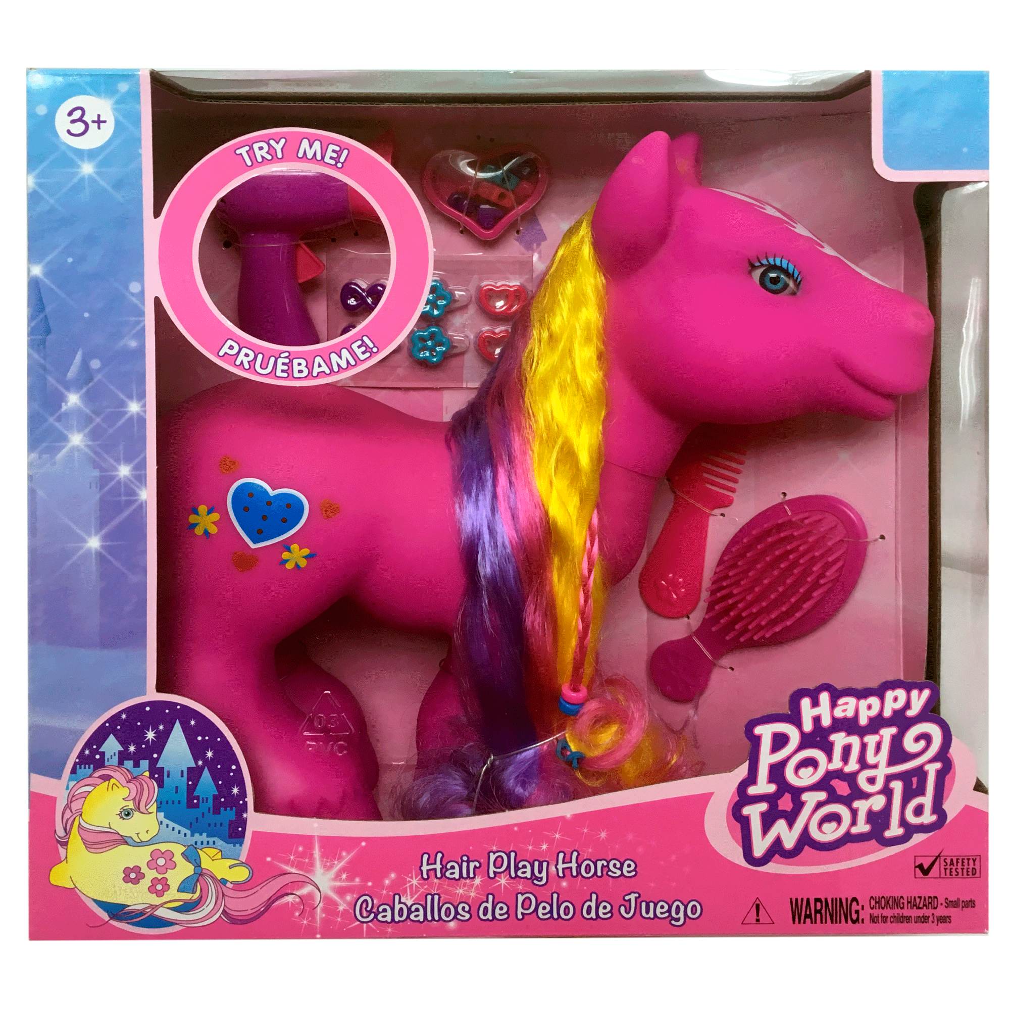 Figura pony cabello largo happy pony world
