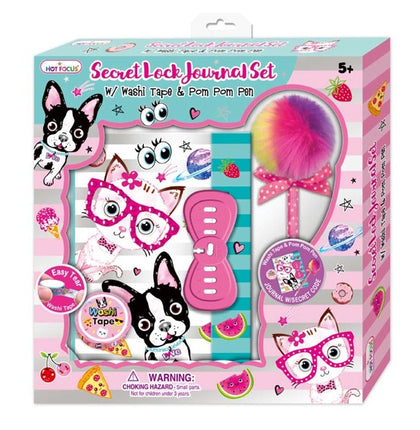 Secret lock journal set