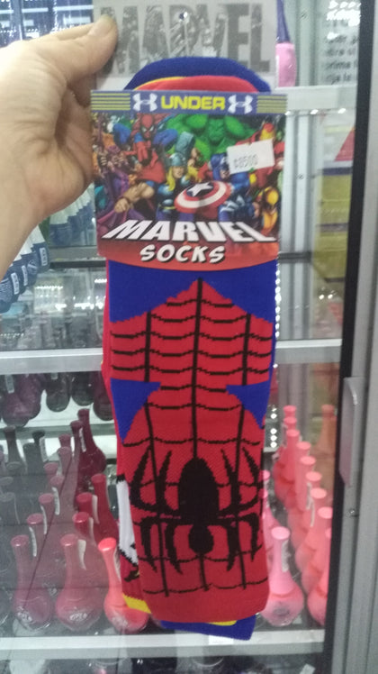 Medias trío Marvel Capitan América,Flash, Spiderman, Súperman