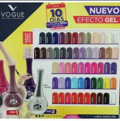 Esmalte vogue efecto gel impacto