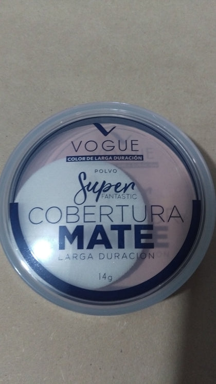 polvos vogue vainilla super cobertura mate