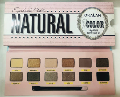 Sombras Okalan natural (12 tonos)