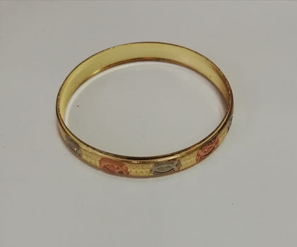 Pulseras oro laminado