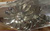 Aretes plata flores