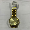Reloj Q&Q dorado grande