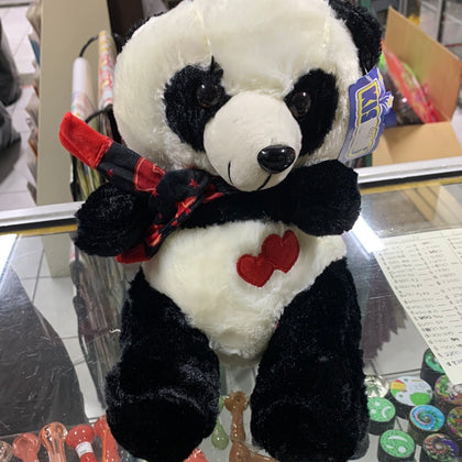 Peluche panda con bufanda