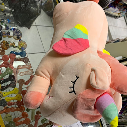 Peluche unicornio alas colores