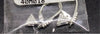 Aretes plata triangulo colgante