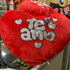 Almohadón corazón grande. Te amo