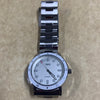 Reloj Q&Q plateado con borde blanco
