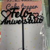 Topper Feliz Aniversario