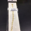 Pulsera acero dorado corazones