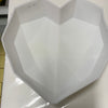 Molde blanco silicon corazón