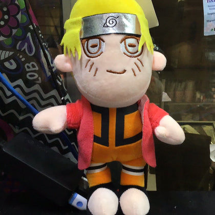 Peluche naruto naranja con rojo