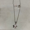 Juego plata flores con chispa