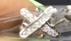 Aretes plata en equis