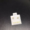 Aretes oro 10k chispitas