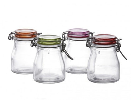 set de envases de vidrio 5 pcs